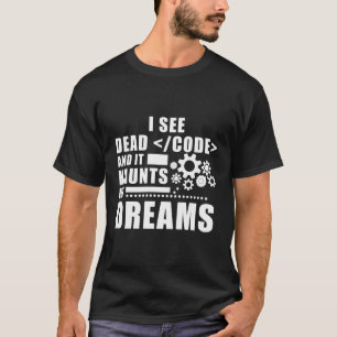 Camiseta Programador dizendo programação de computação
