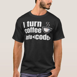 Camiseta Programador do Web site do Web Developer Coder Cof