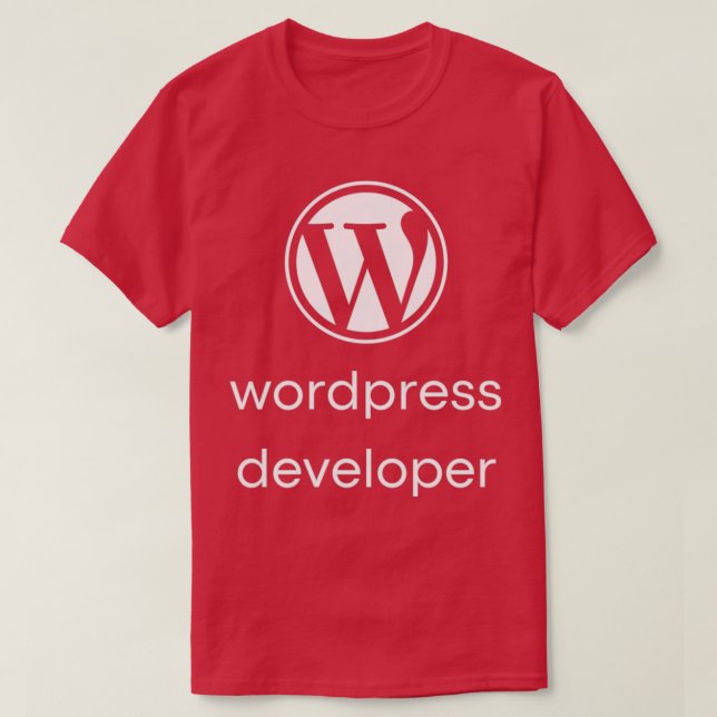 Camiseta Programador do Wordpress 1 (Frente do Design)