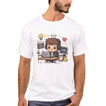 Programador Fofo Trabalhando com Código – Desenvol