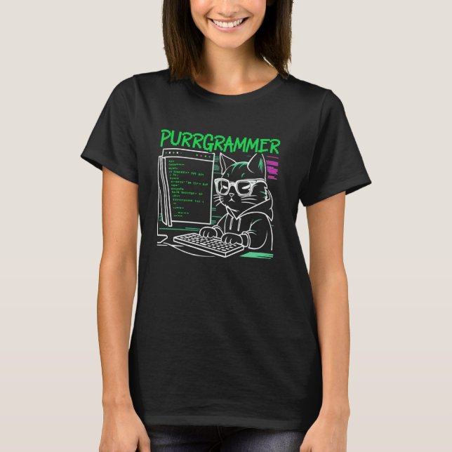Camiseta Programador Funny Coder Programação de Computador  (Frente)