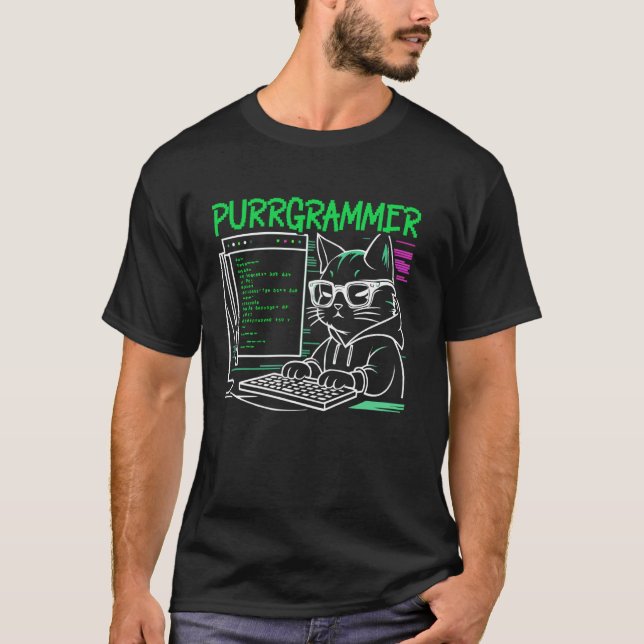 Camiseta Programador Funny Coder Programação de Computador  (Frente)