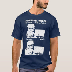 Camiseta Programador meme informático cientista