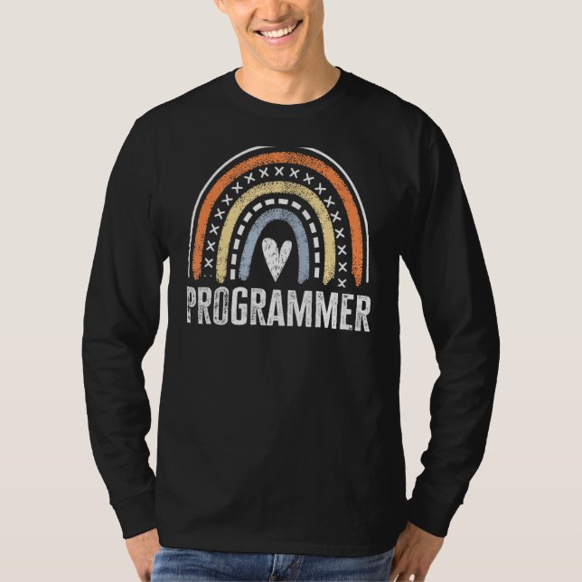 Camiseta Programador Para Mulheres Codificação De Programaç (Frente)