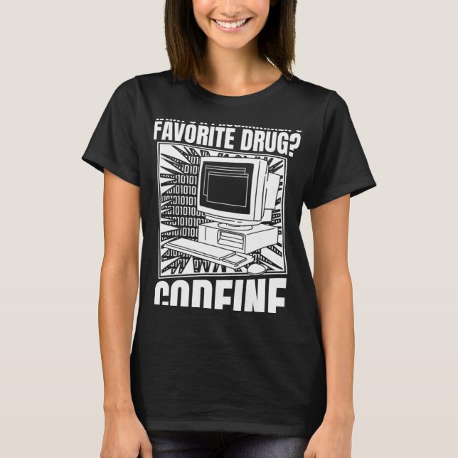 Camiseta Programador Programador de Codificador de Computad (Frente)