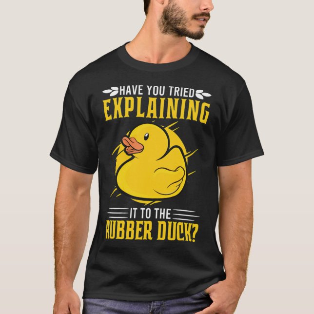 Camiseta Programador Programador Programador Bola-de-bico-d (Frente)