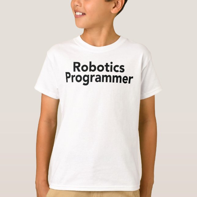 Camiseta Programador Robótico (Frente)