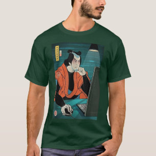 Camiseta Programador Samurai 4 Programador de Código Ukiyoe