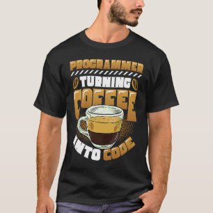 Camiseta Programador Transformando Café Em Programador De C