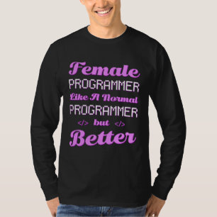 Camiseta Programadora Desenvolvedora Feminina de Código Eng