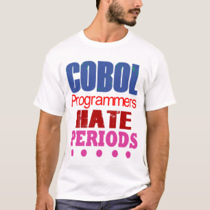 Camiseta Programadores de Cobol Odeiam Pontos