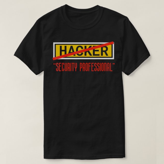 Camiseta Programando Codificação Hacker Security Profession (Frente do Design)