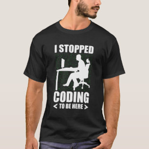 Camiseta Programando o Código do Programador de Código de A