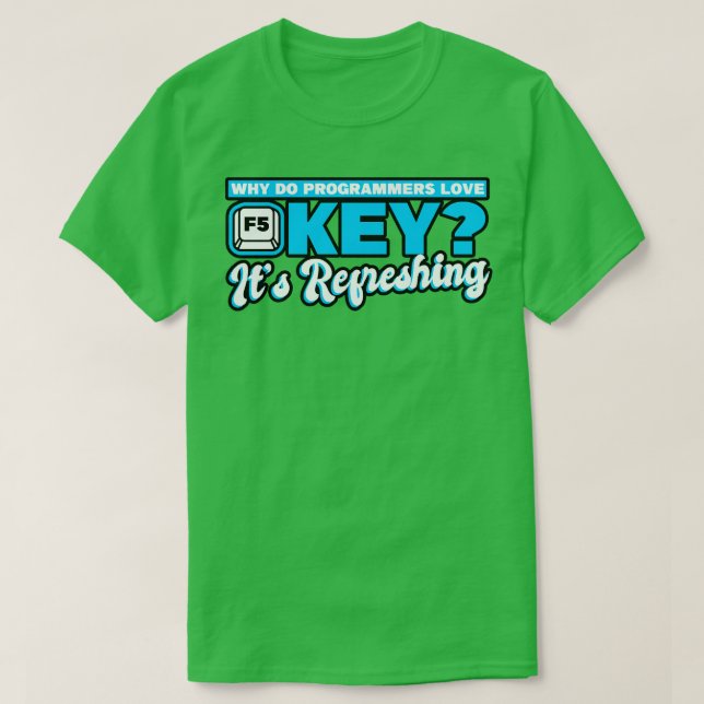 Camiseta Programando Por Que Os Programadores Amar A Chave  (Frente do Design)