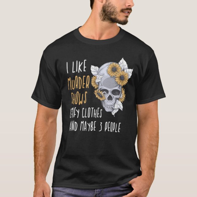 Camiseta Programas de Crimes Reais Amigos Divertidos (Frente)