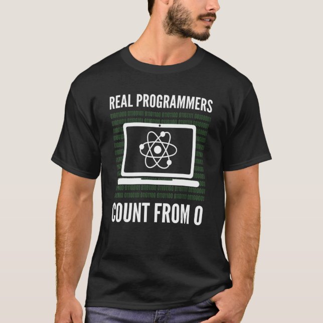 Camiseta Programas reais contam de 0 (Frente)