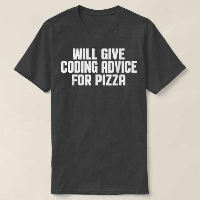 Camiseta Programmer Developer Funny, Give Coding Advice For (Frente do Design)