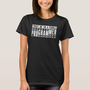 Camiseta Programmer Female Coding Developer - Software Engi