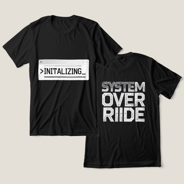 Camiseta Programmer Hacker Design (Design Frente e Verso)