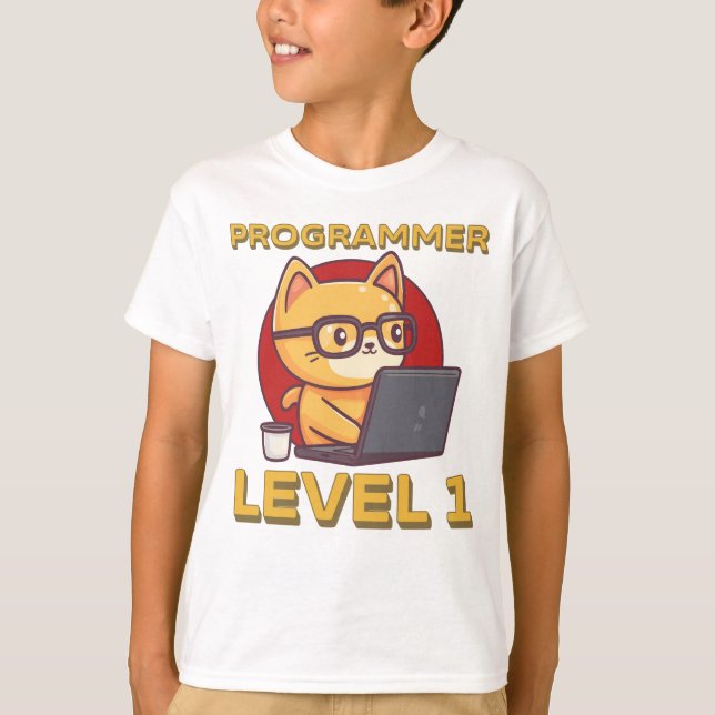 Camiseta Programmer Level 1 (Frente)