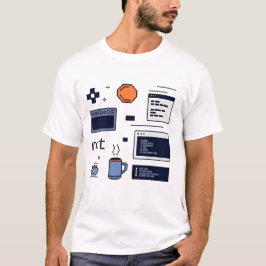 Camiseta Programmer Life – Coding Workspace Developer.
