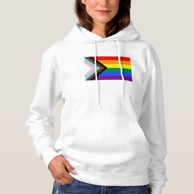 Camiseta Progress Pride Flag LGBTQ+ (Frente)