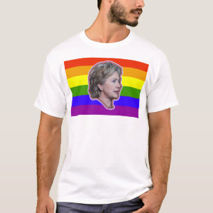 Camiseta Progressista de Hillary Clinto 2016 LGBT Democrata
