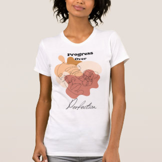 Camiseta Progresso das Mulheres Chic Modernas em Perfeição