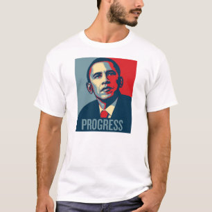 Camiseta PROGRESSO de Obama da caserna