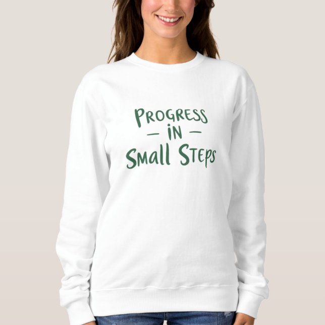 Camiseta Progresso em Pequenos Passos (Frente)