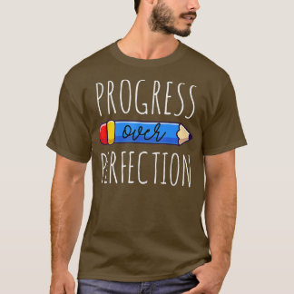 Camiseta Progresso Em Relação Ao Professor Motivacional (58