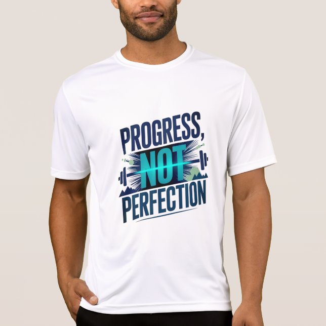 CAMISETA PROGRESSO, NÃO PERFEIÇÃO D01 (Frente)