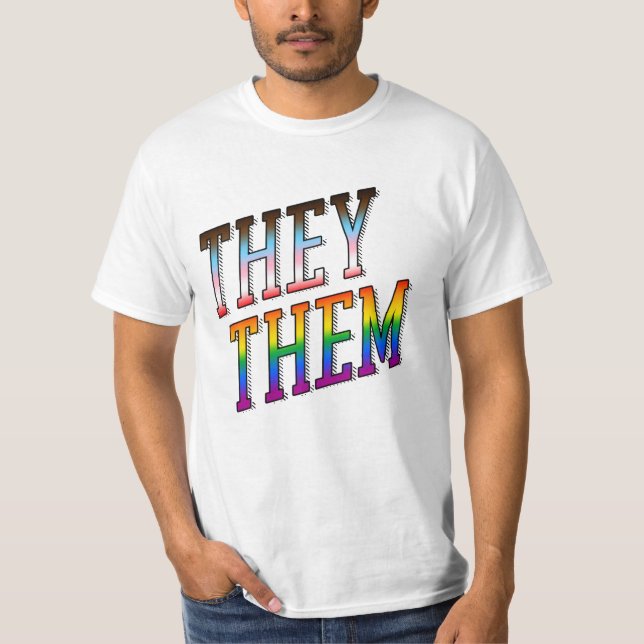 Camiseta Progresso Pronomes Eles Deles (Frente)