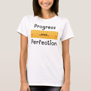 Camiseta Progresso Sobre O Professor De Perfeição