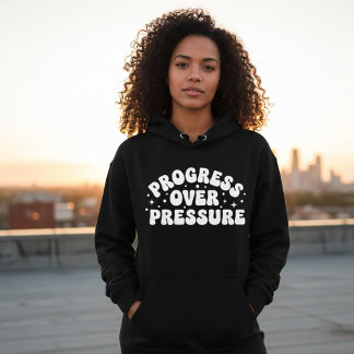 Camiseta Progresso Sobre Pressão Design de Tipografia Negri
