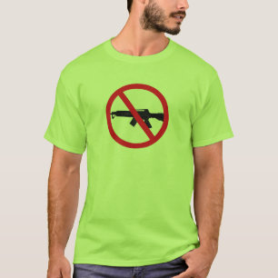 Camiseta Proibição de armas de ataque