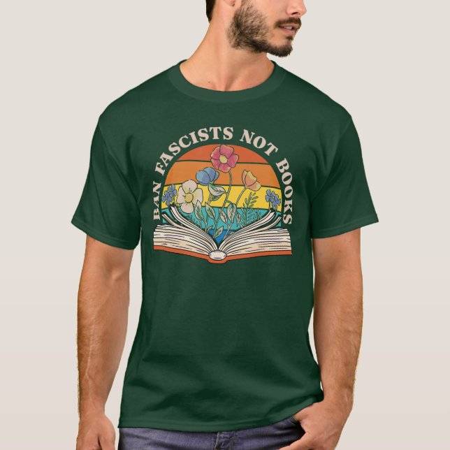 Camiseta Proibir Fascistas Não Livros (Frente)