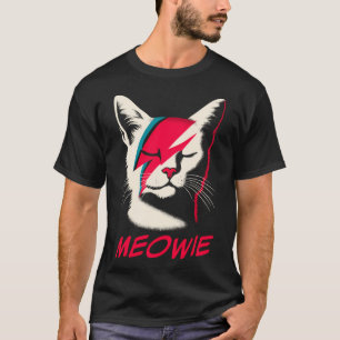 Camiseta Proibir Festival Retro Cat Rock And Roll Music
