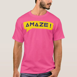 Camiseta Project Hail Mary - Amaze (Blue On Yellow)