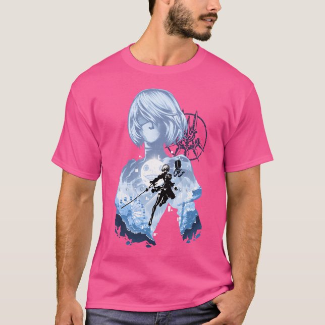 Camiseta Project Yorha n.º 2 B - Nier Automata (Frente)