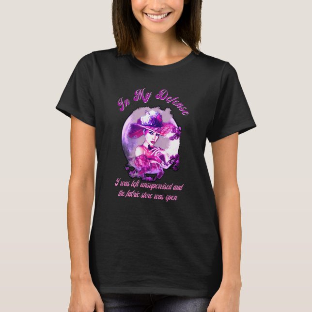 Camiseta Projetando Tecido de  Louco Artesanato (Frente)