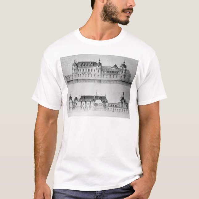 Camiseta Projete para a reconstrução da fachada norte (Frente)