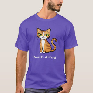 Camiseta Projete seu próprio gato dos desenhos animados