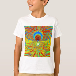Camiseta Projetista Gráfico de Incêndio Espantoso