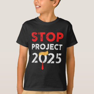 Camiseta Projeto 2025 Projeto de Trump Anti Trump