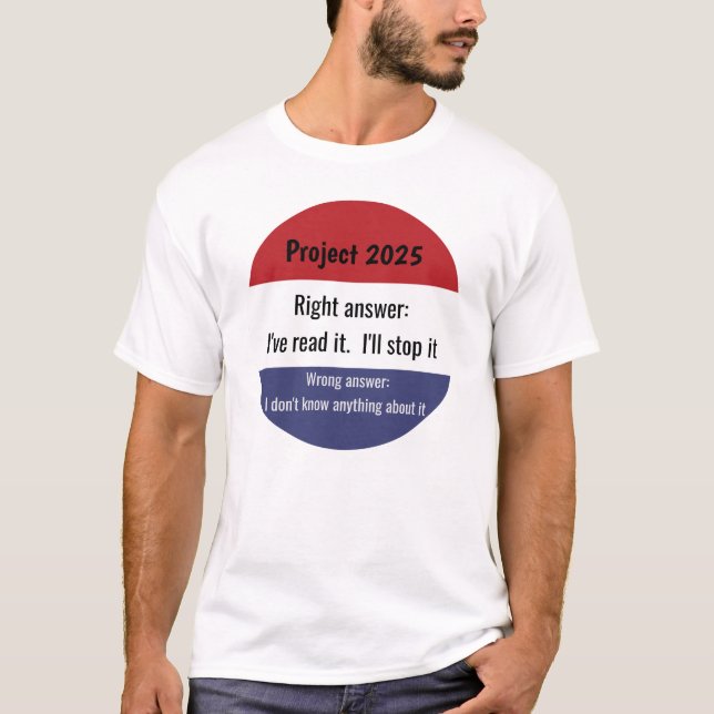 Camiseta Projeto 2025 - Resposta certa (Frente)