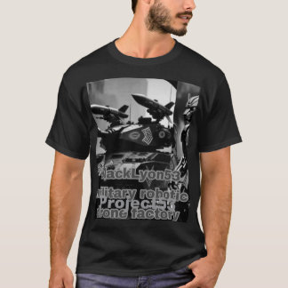 Camiseta projeto 53 fábrica de drone robótico mili