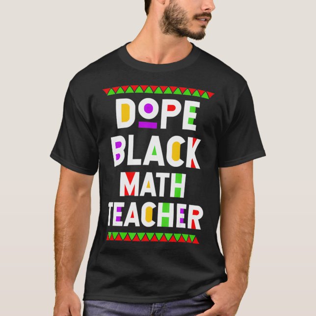 Camiseta Projeto Afro-Americano de Professores de Matemátic (Frente)
