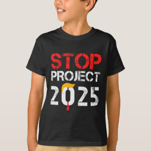 Camiseta Projeto Anti Trump 3 do Projeto 2025