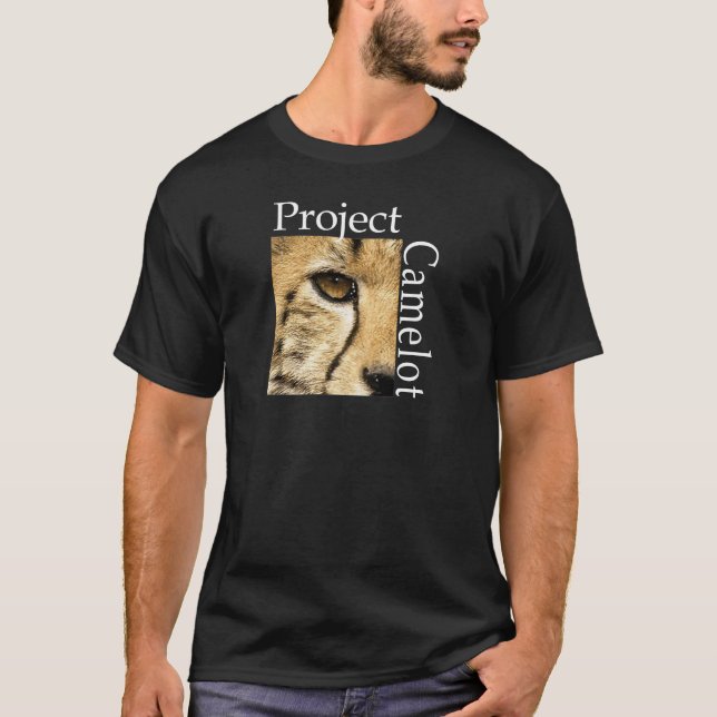 Camiseta Projeto Camelot (preto) (Frente)